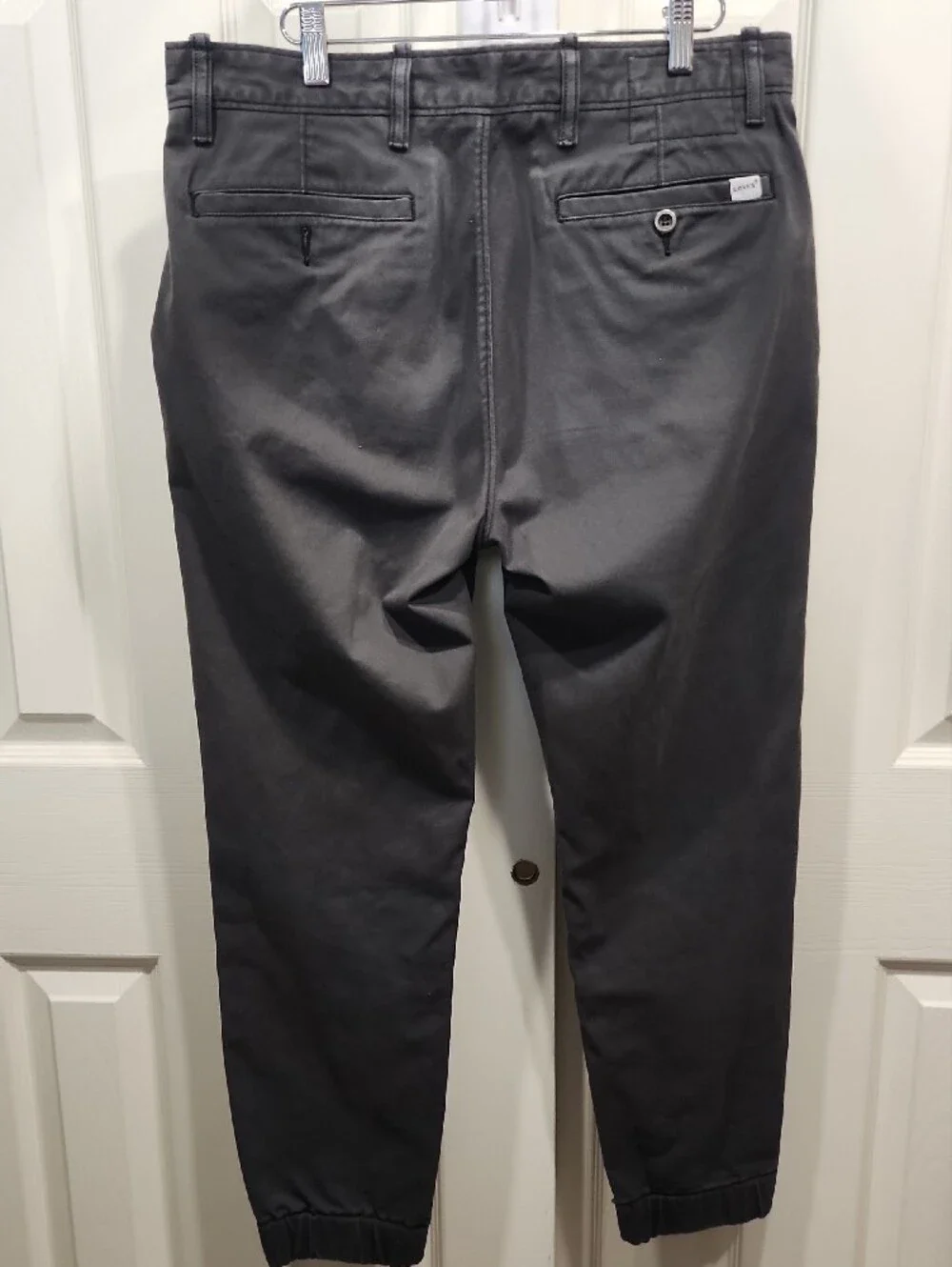 Levi's Men's Dark Gray Stretch Chino Jogger Pants 33X30
